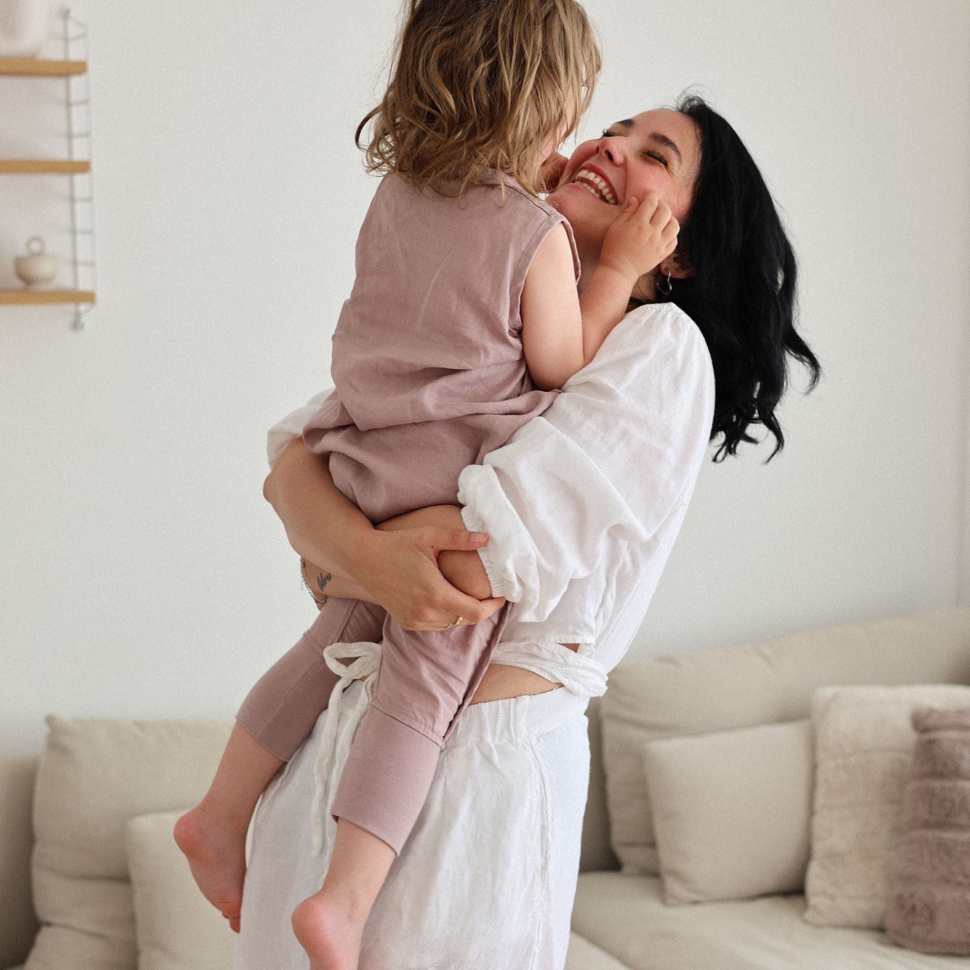 Linnen slaapzak met voetjes 0.5 TOG | Essential Berry