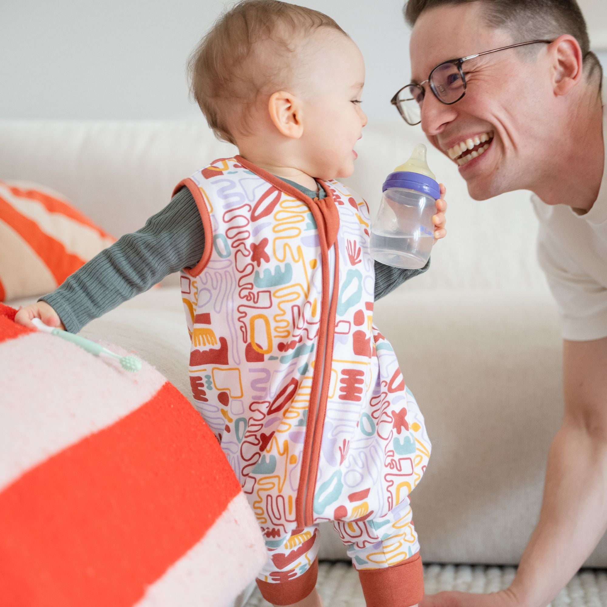 Slaapzak met voetjes 1.0 TOG | Bonte Vormen