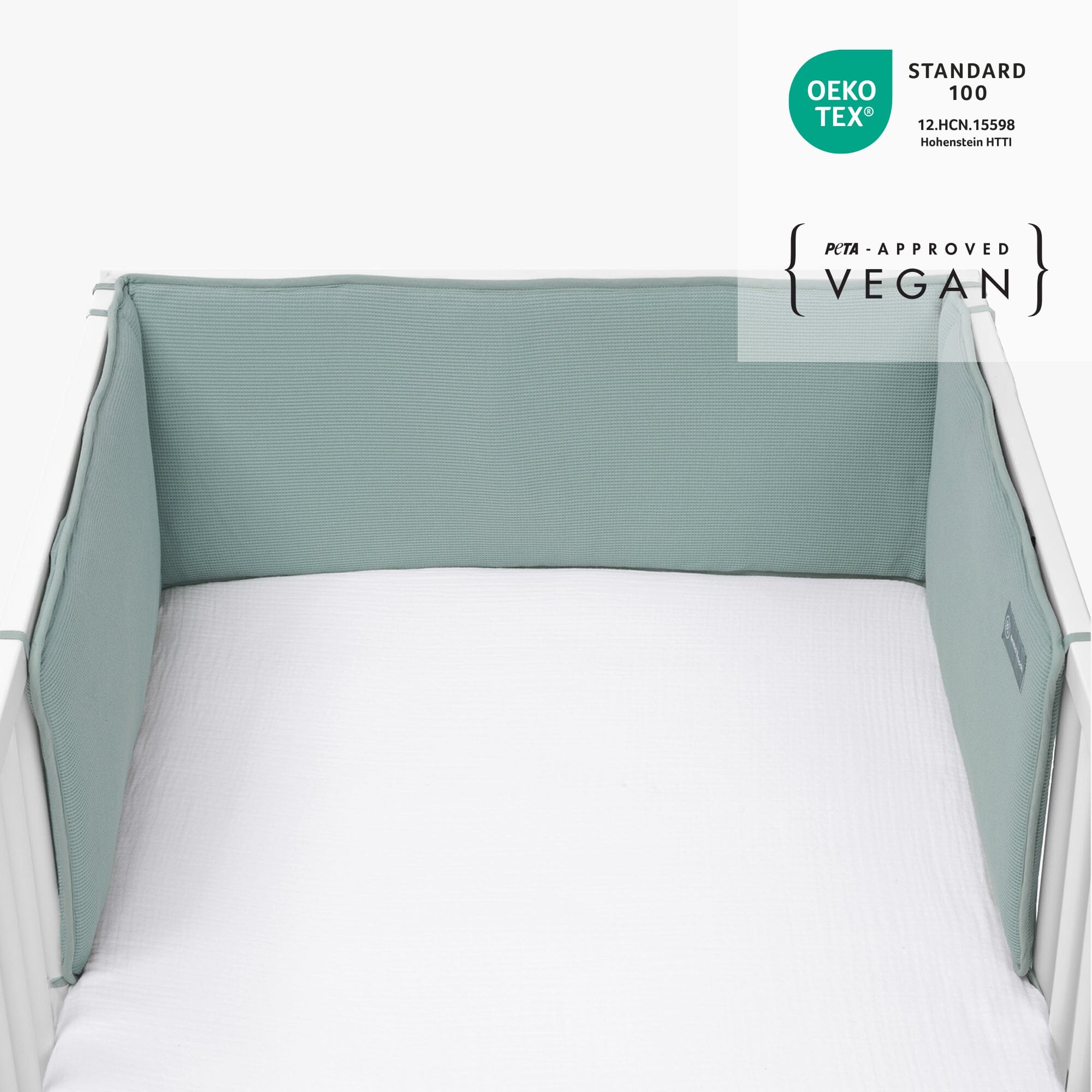 BAZEFHANZ Bedomranding Voor Babybed, Zachte En Veilige Omranding Voor De Babyslaap, Beschermt Tegen Stoten, Voor Babybed En Ledikant, Hypoallergeen En BAZEFHANZ Bedomranding Voor Babybed, Zachte En Veilige Omranding Voor De Babyslaap, Beschermt Tegen Stoten, Voor Babybed En Ledikant, Hypoallergeen En
