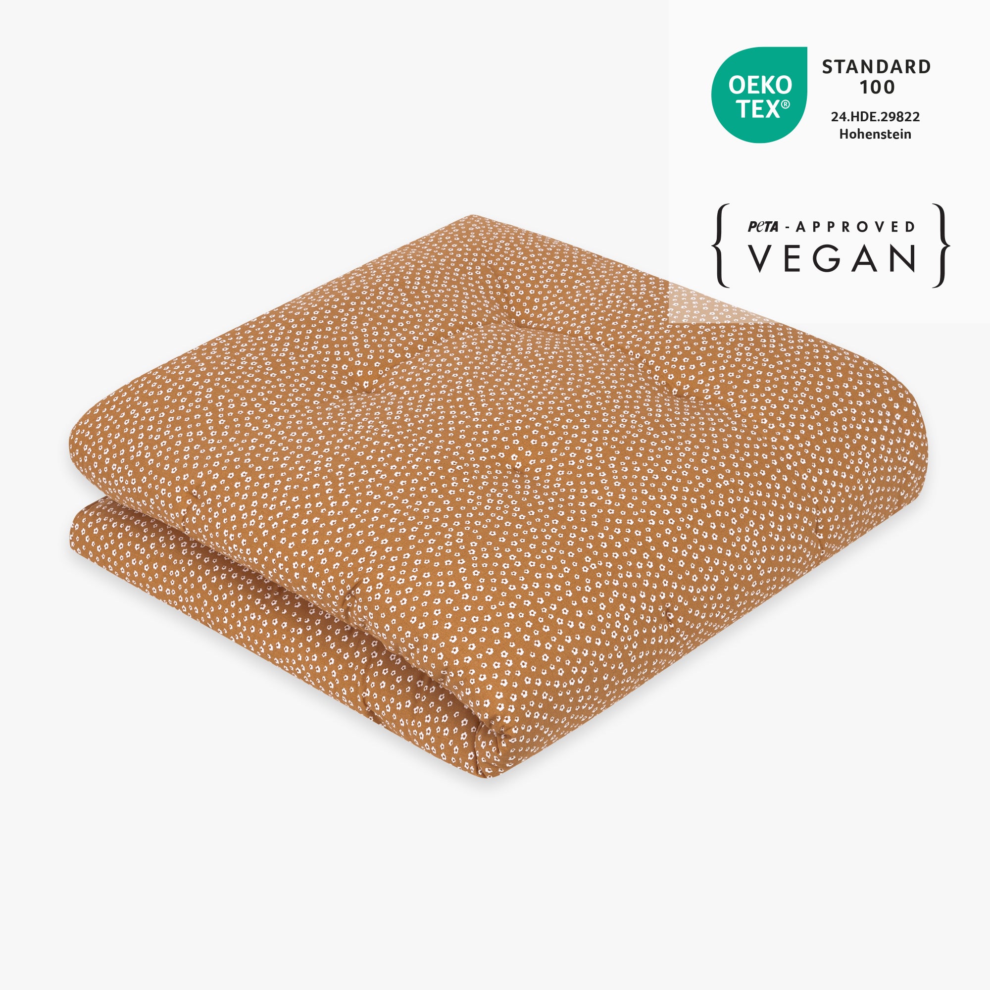 Speelkleed | Bloemen Caramel