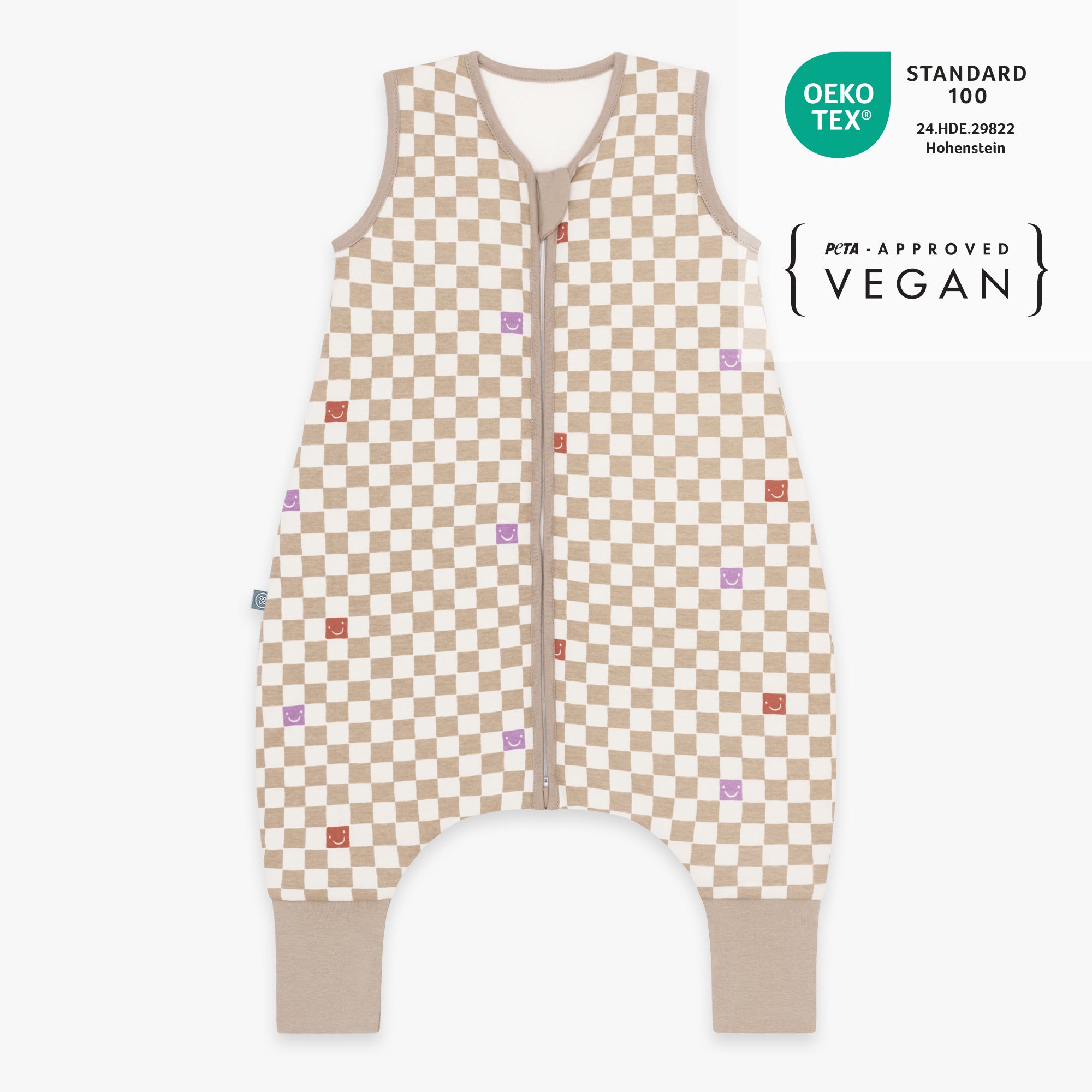 Slaapzak met voetjes 2.5 TOG | Check Smile