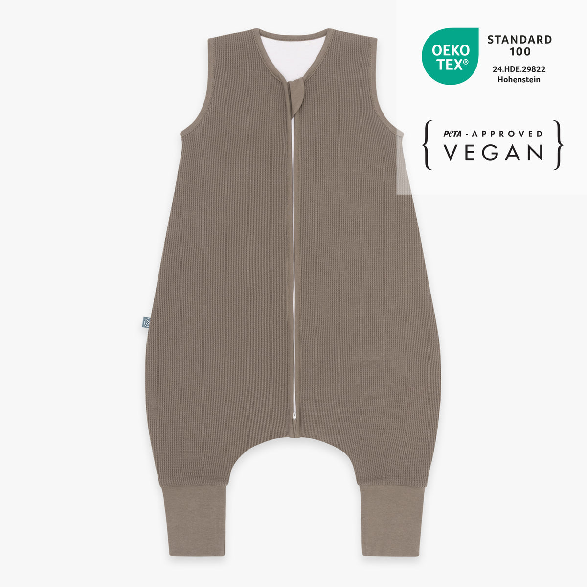 Slaapzak met voetjes 1.0 TOG | Essential Taupe