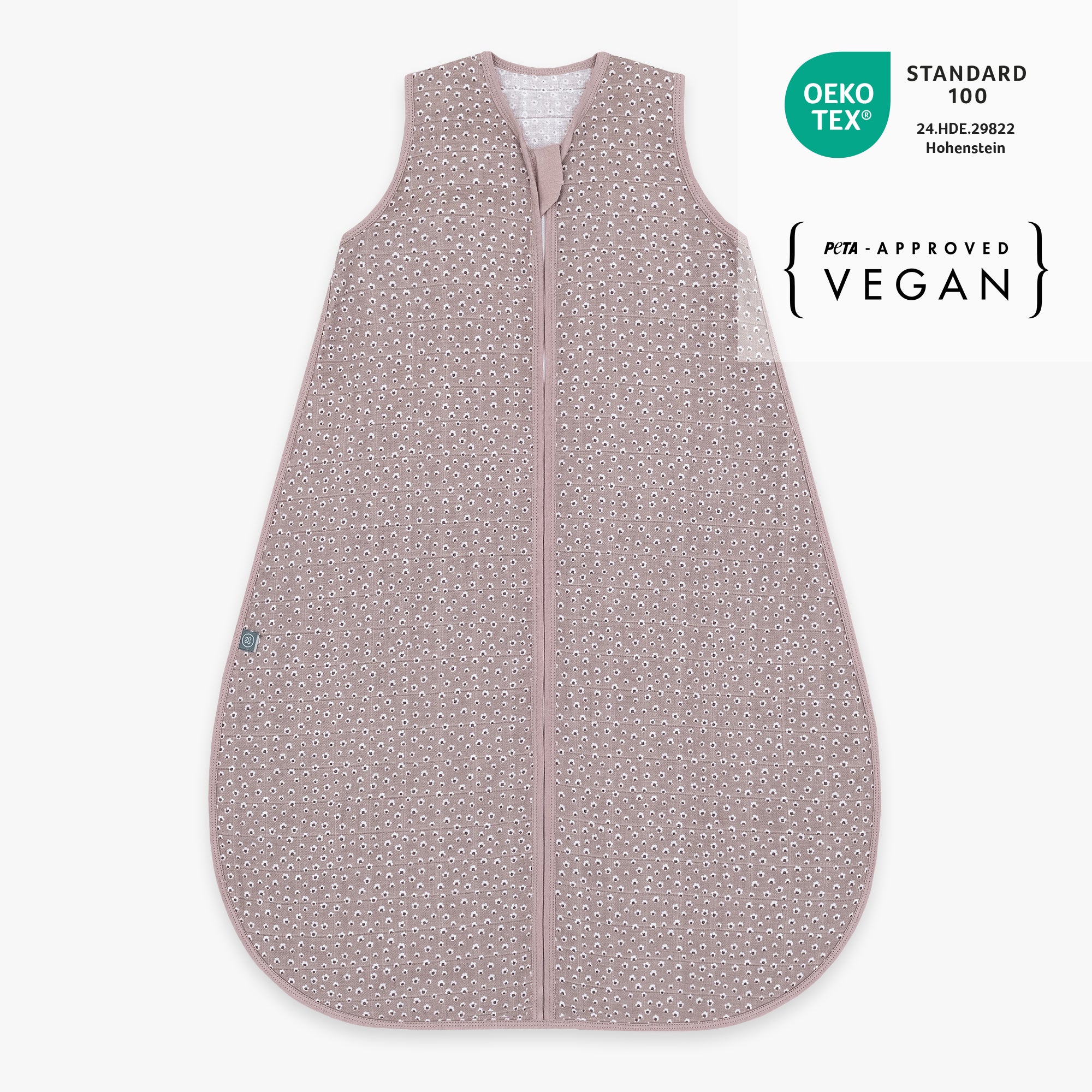 Mousseline slaapzak 0.5 TOG | Bloemen Berry