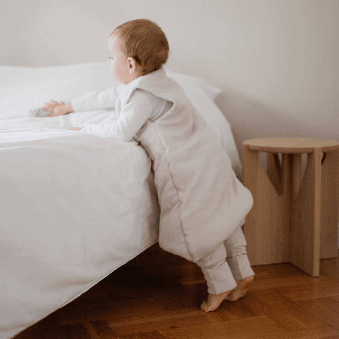 Slaapzak met voetjes en mouwen 3.5 TOG | Essential Beige