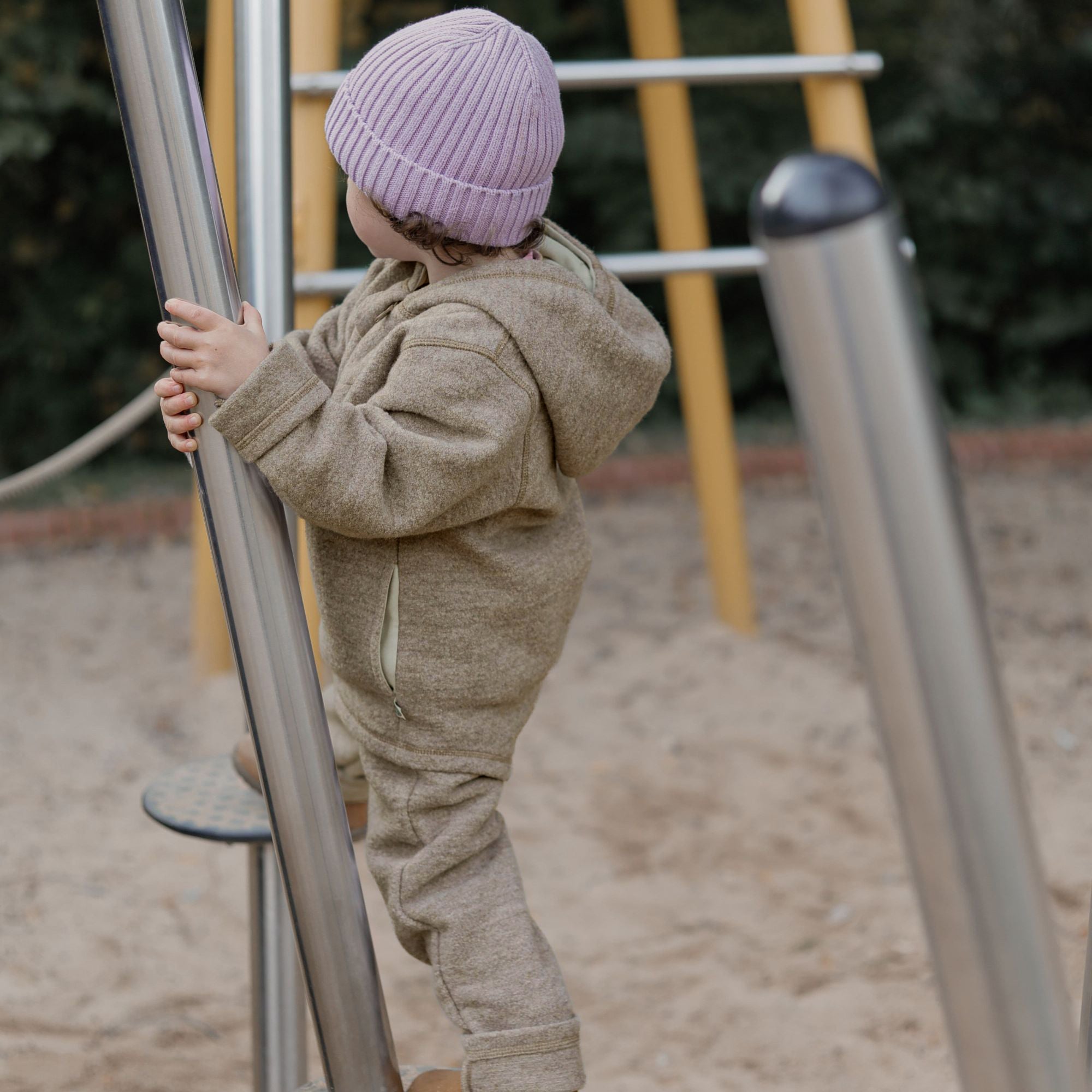 Wollen jas | Essential Beige