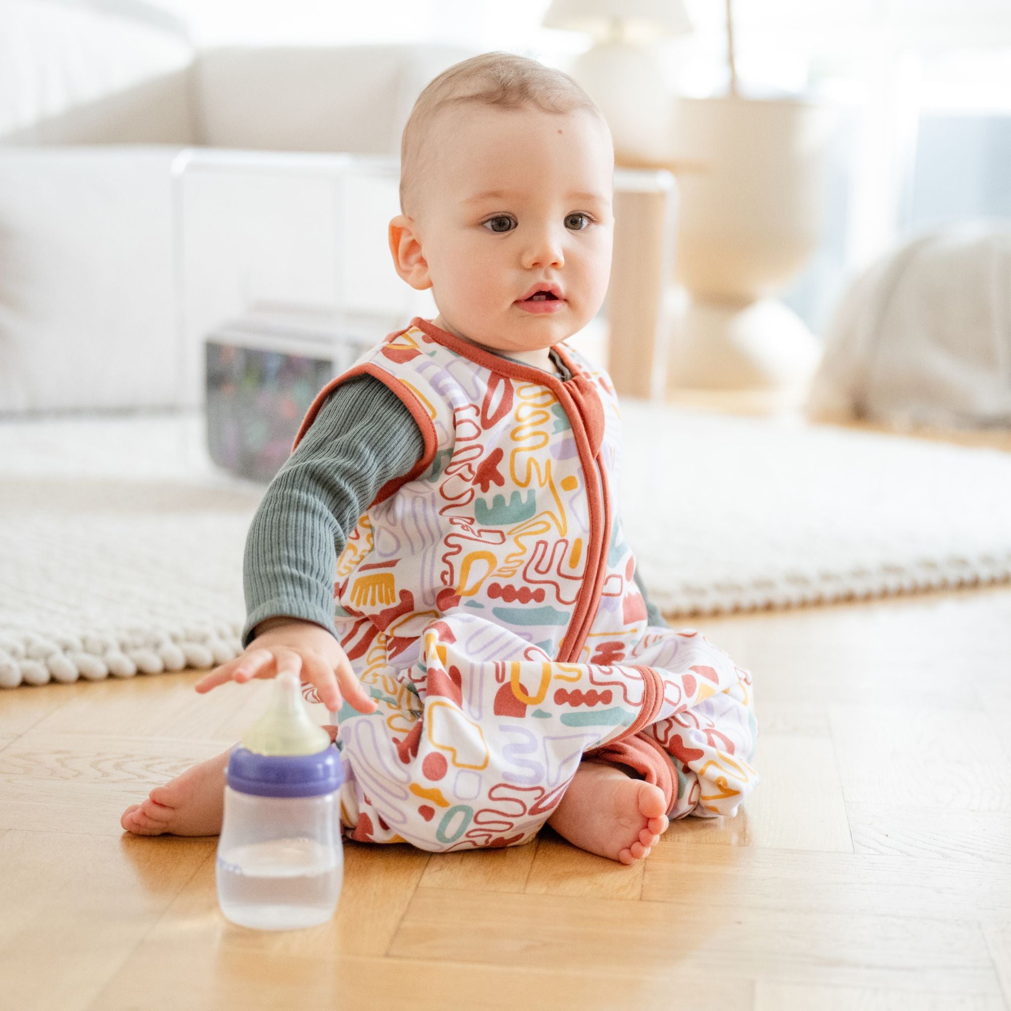 Slaapzak met voetjes 1.0 TOG | Bonte Vormen