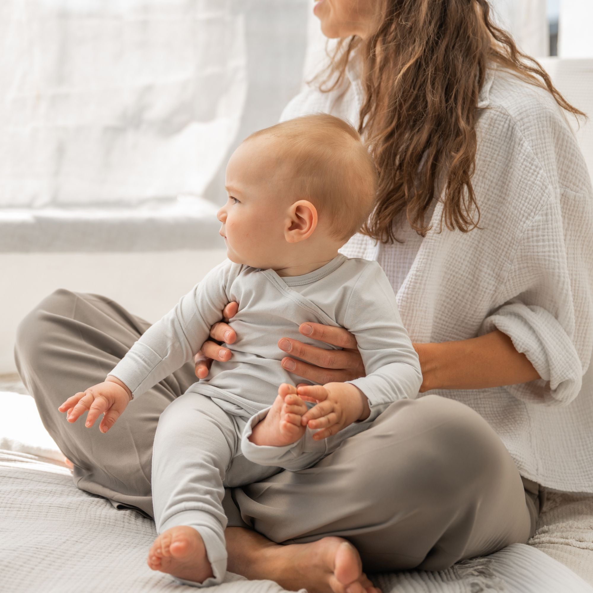 Easy-on Boxpak met Lange Mouwen | Essential Grijs