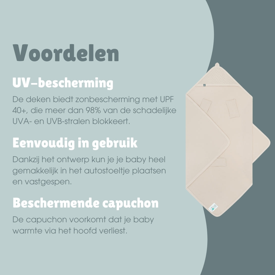 Omslagdoek met UV-bescherming | Essential Beige