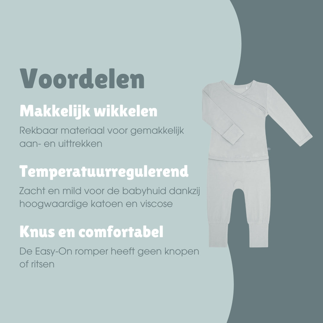 Easy-on Boxpak met Lange Mouwen | Essential Grijs