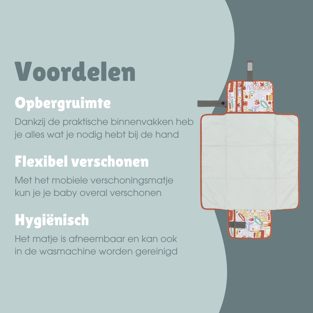 Verschoonmatje | Bonte Vormen