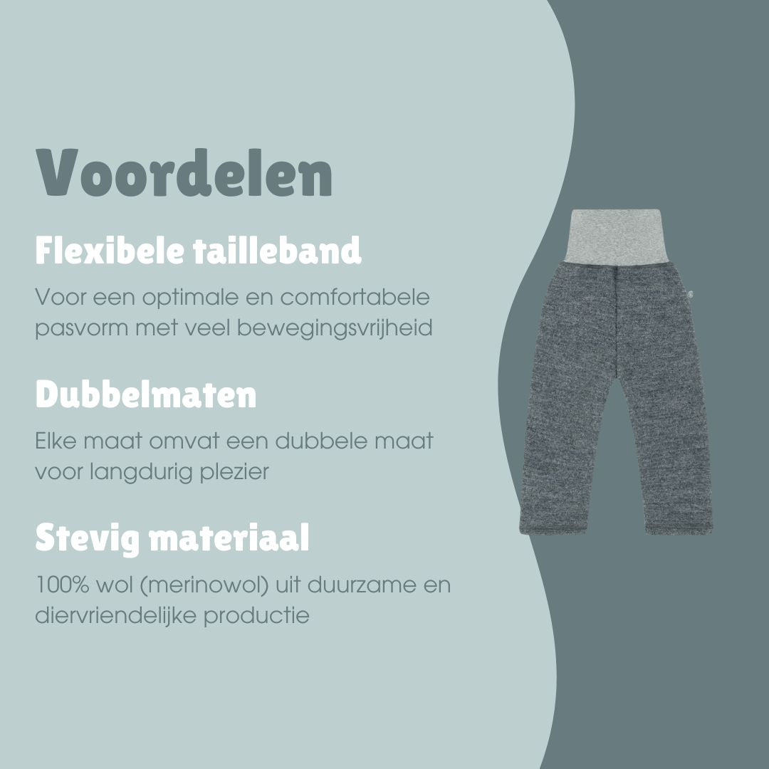 Wollen broek | Essential Grijs