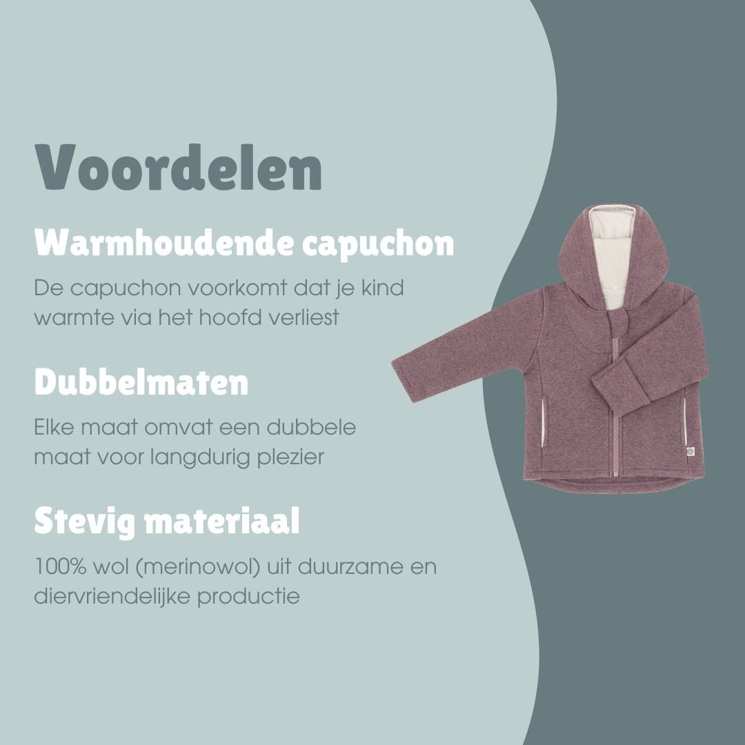 Wollen jas | Essential Berry