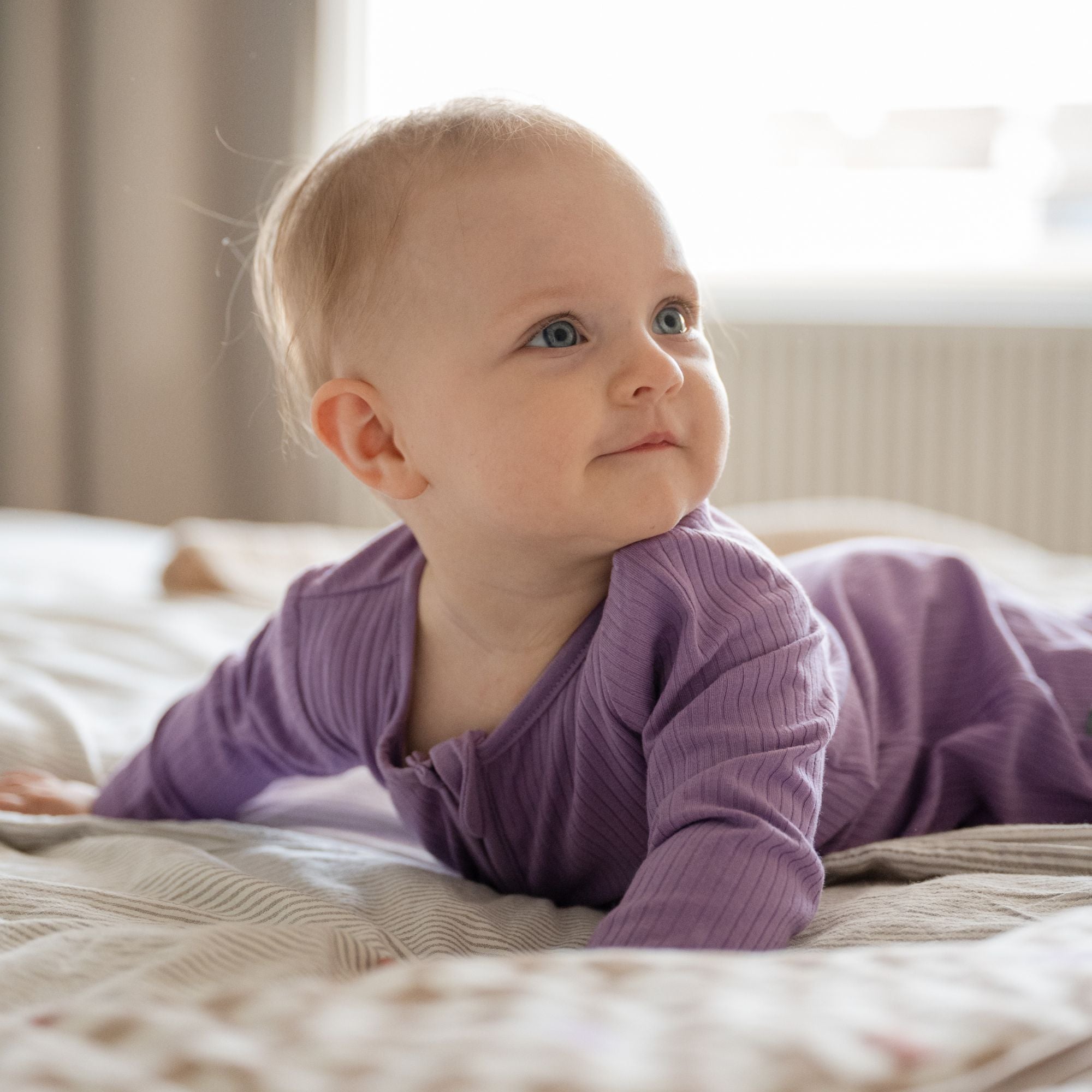 Pyjama met voetjes | Essential Lavendel
