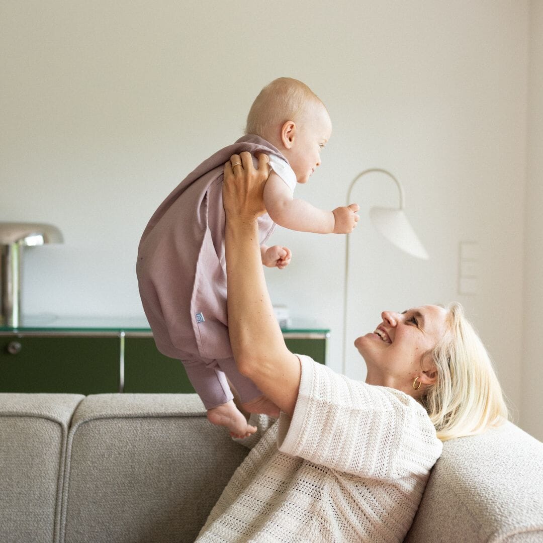 Linnen slaapzak met voetjes 0.5 TOG | Essential Berry