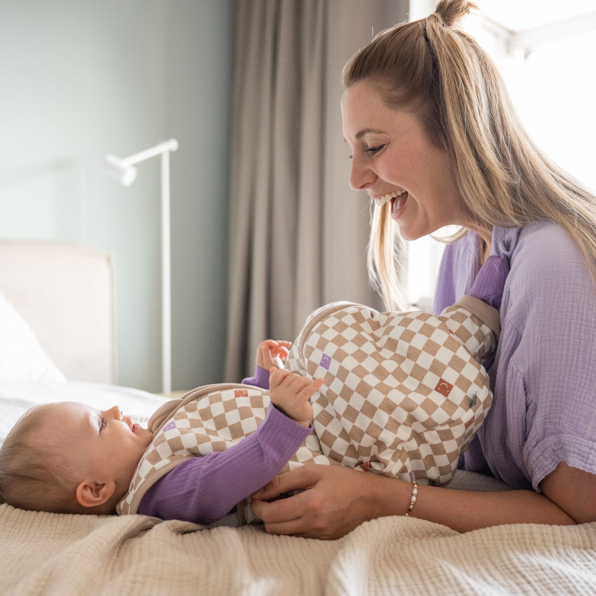 Slaapzak met voetjes 2.5 TOG | Check Smile