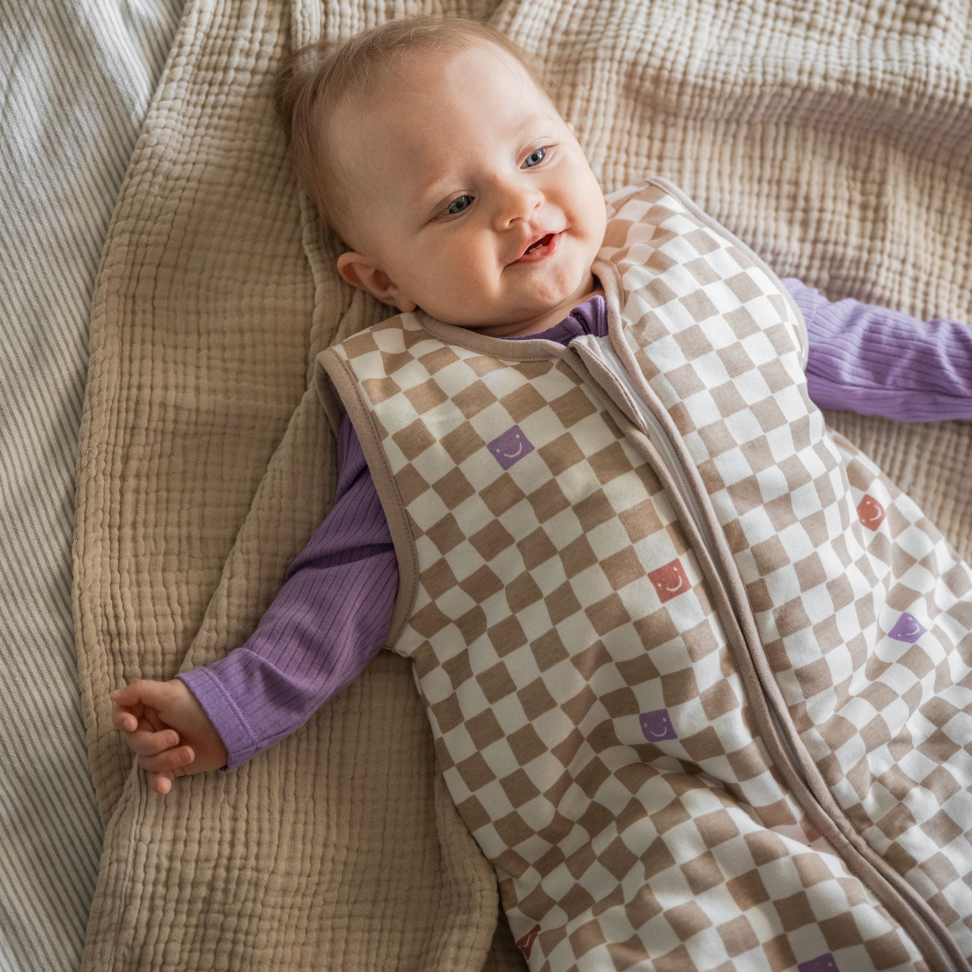 Slaapzak met voetjes 2.5 TOG | Check Smile