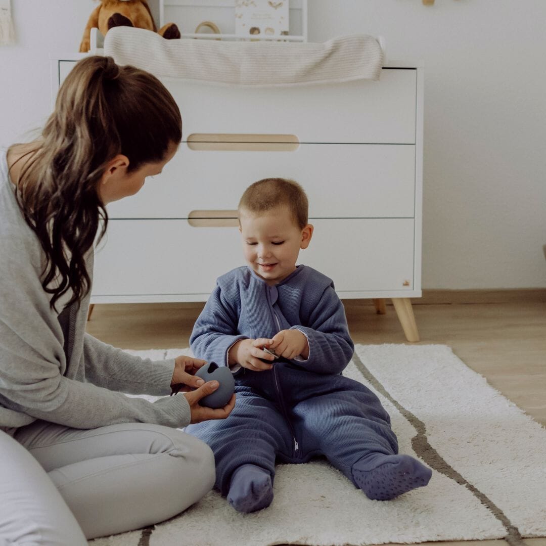 Slaapzak met voetjes en mouwen 3.5 TOG | Essential Blauw