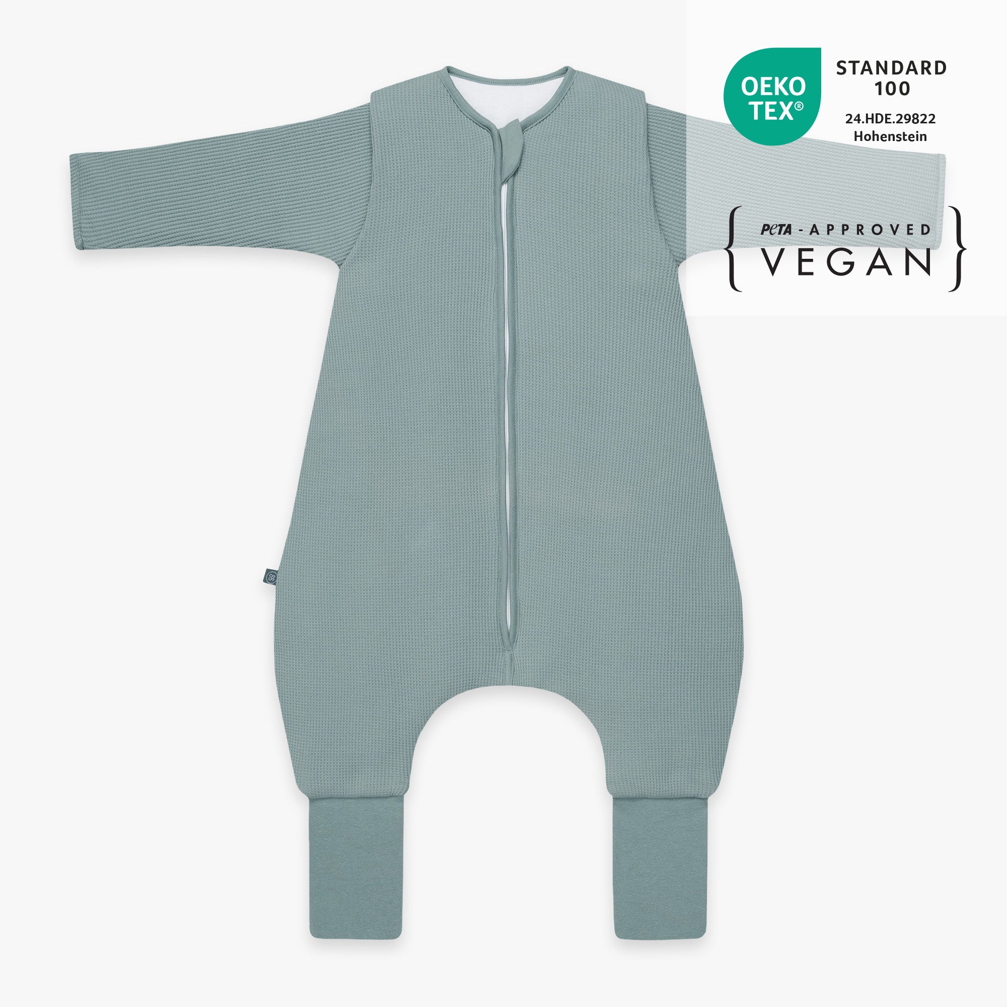 Slaapzak met voetjes en mouwen 3.5 TOG | Essential Mint