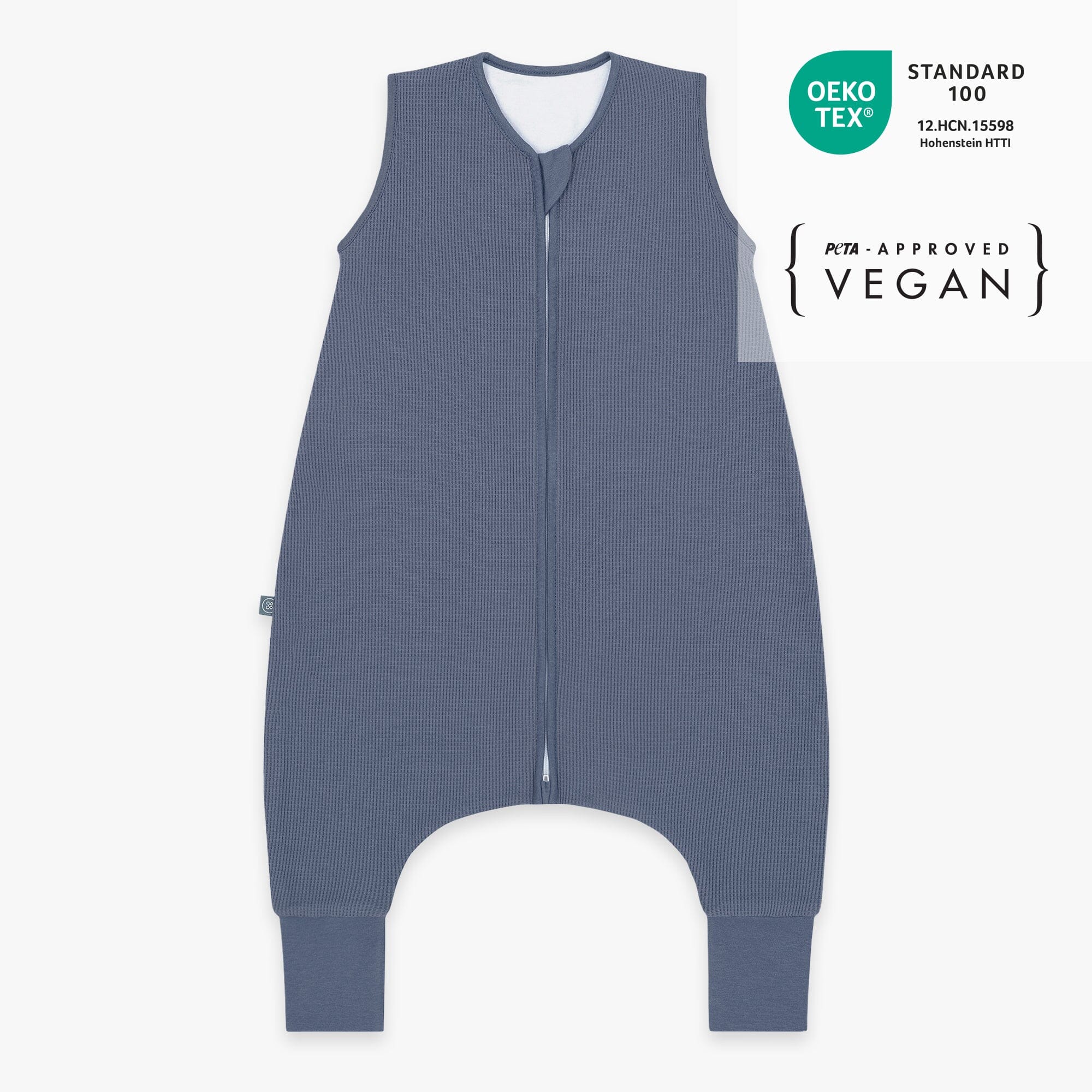 Slaapzak met voetjes 1.0 TOG | Essential Blauw