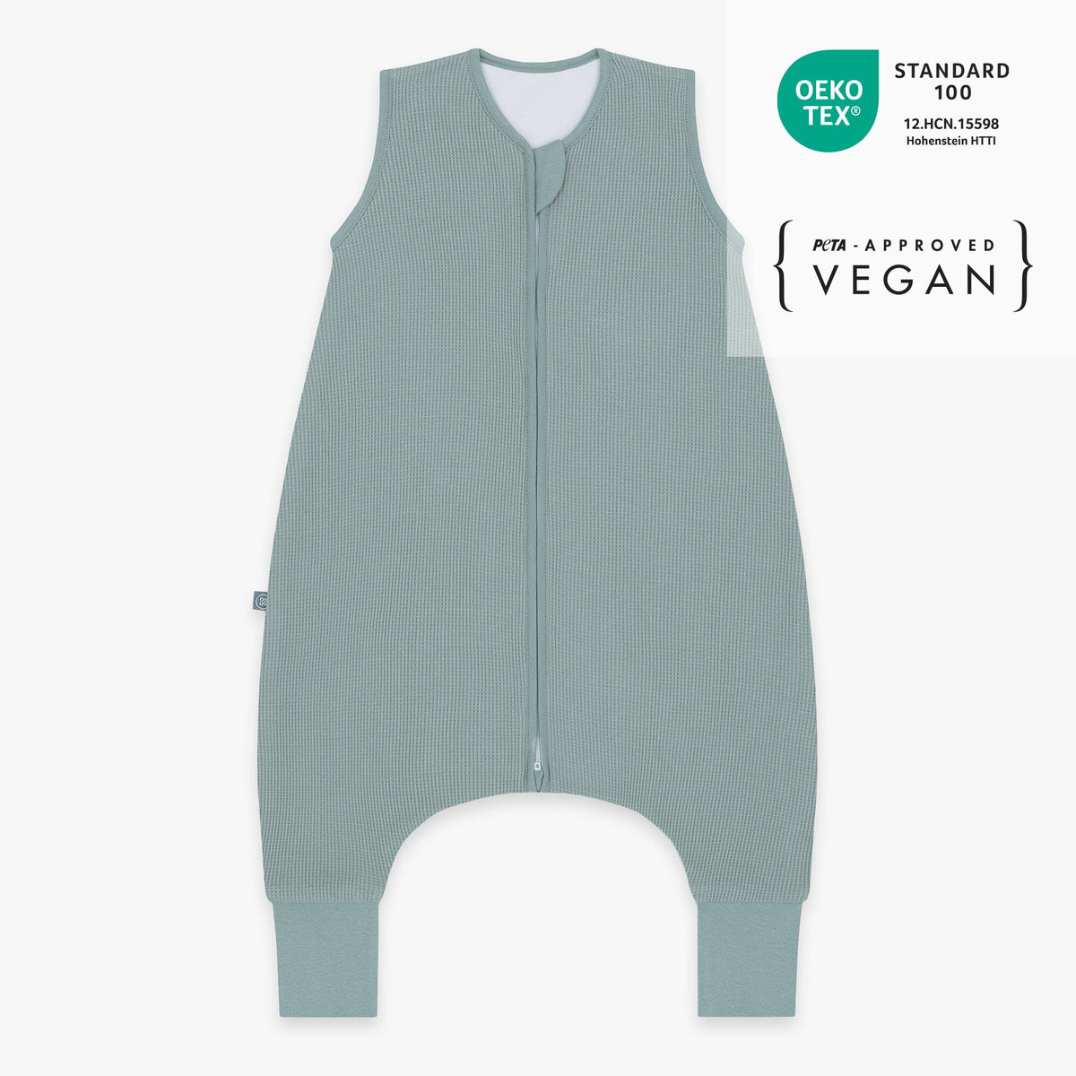Baby Slaapzak met voetjes 0.5 TOG, linnen slaapzak met voetjes voor de zomer, 100