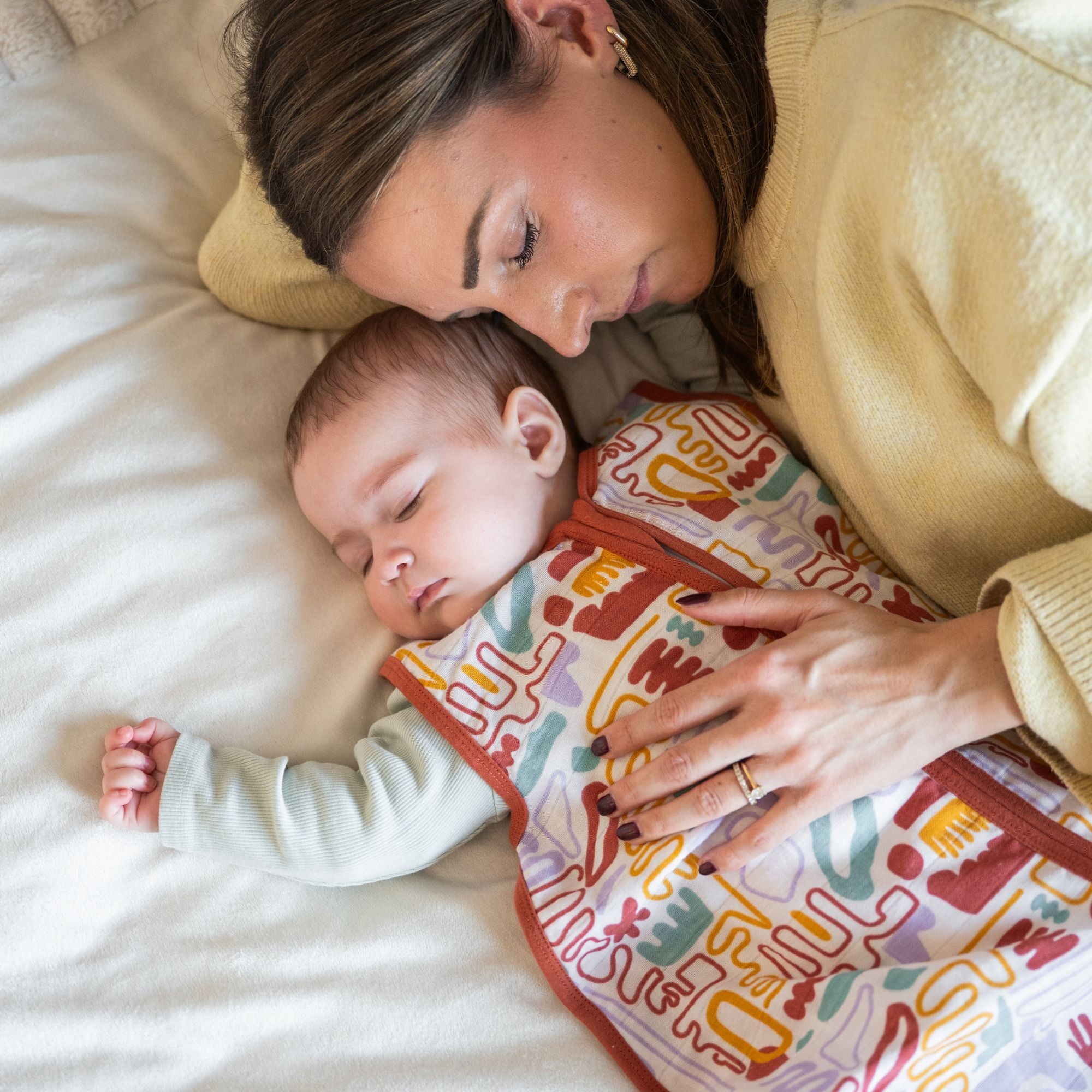 Mousseline slaapzak 0.5 TOG | Bonte Vormen