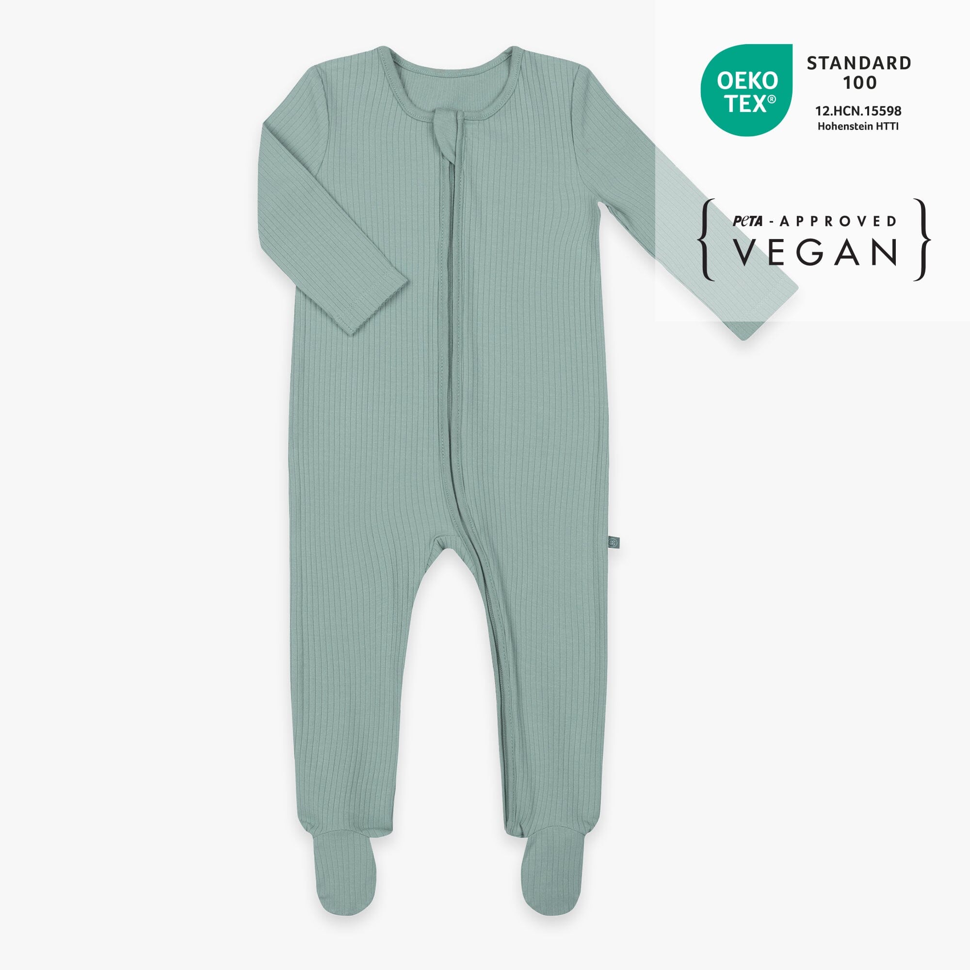 Pyjama met voetjes | Essential Mint