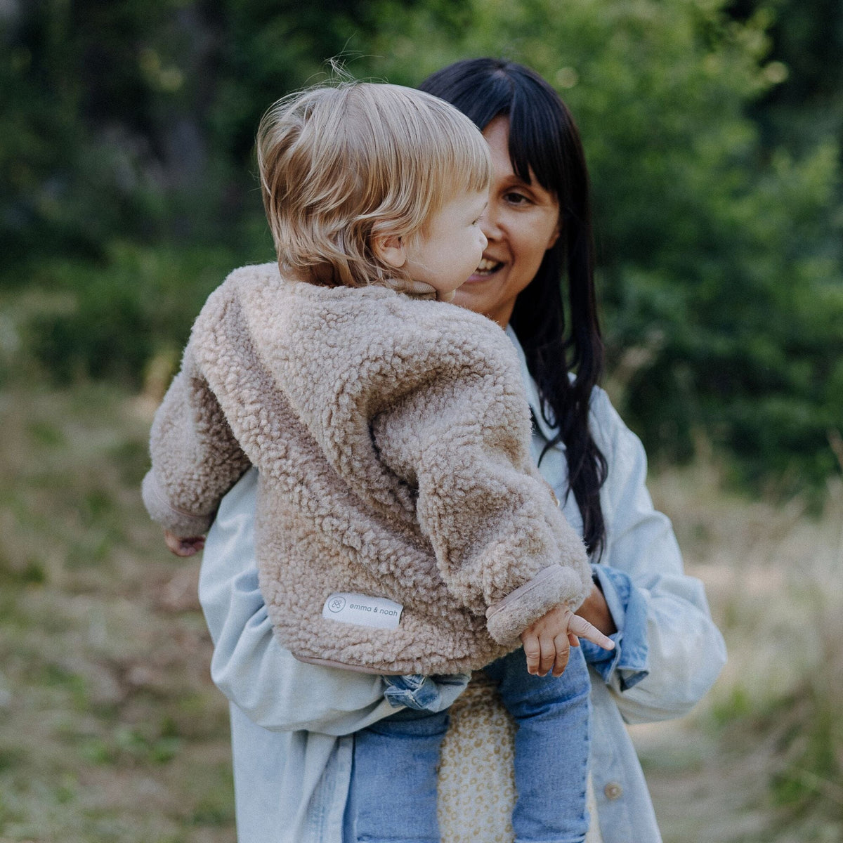 Merino teddy jas | Essential Taupe