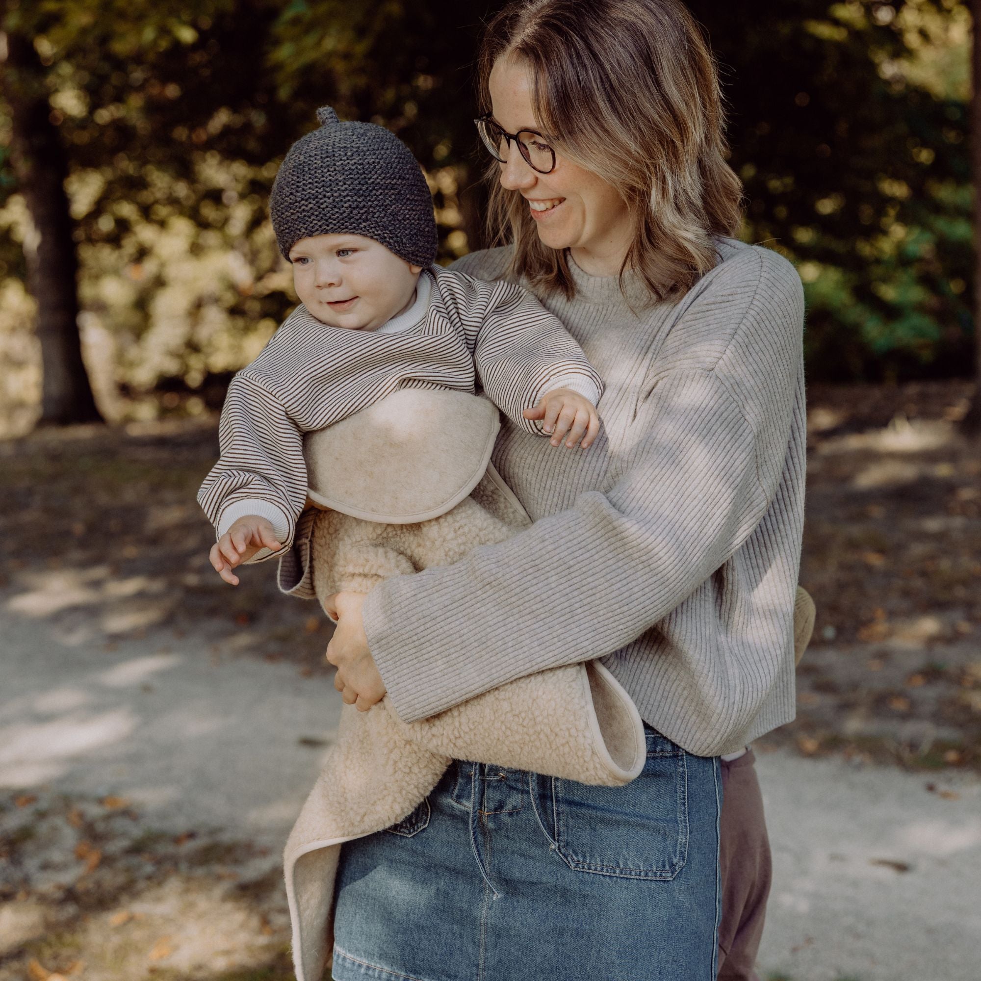 Merinowollen teddydekentje | Essential Beige