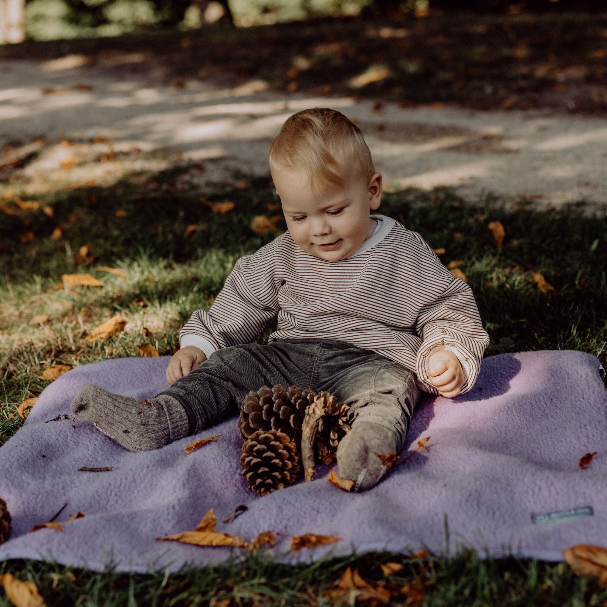 Merinowollen teddydekentje | Essential Lavendel