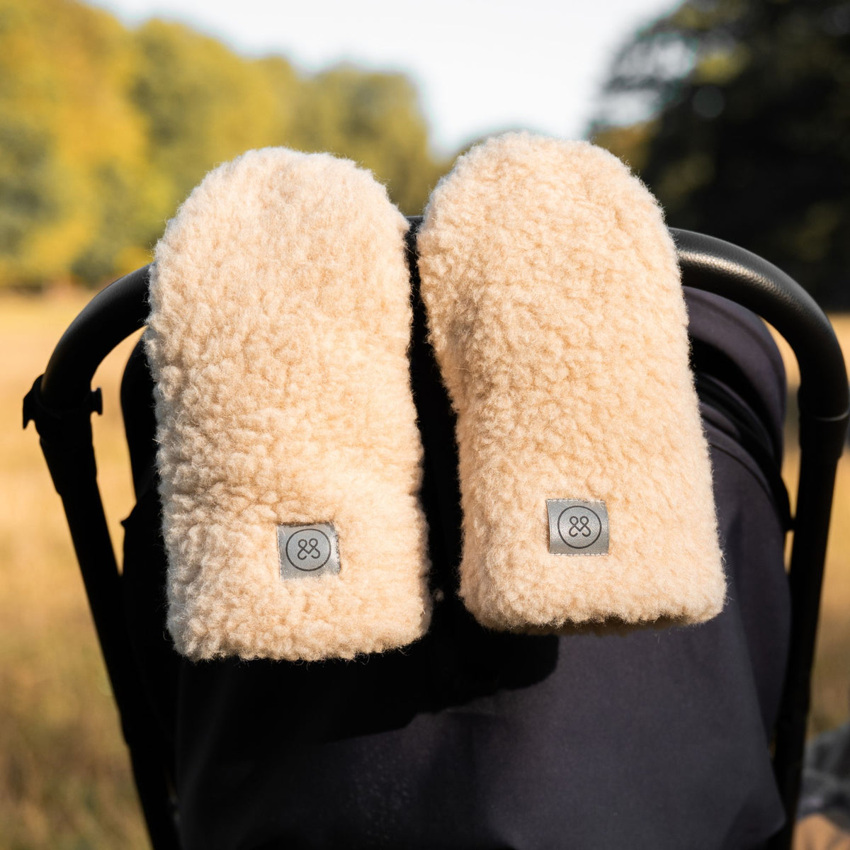 Merino kinderwagen handschoenen | Essential Beige