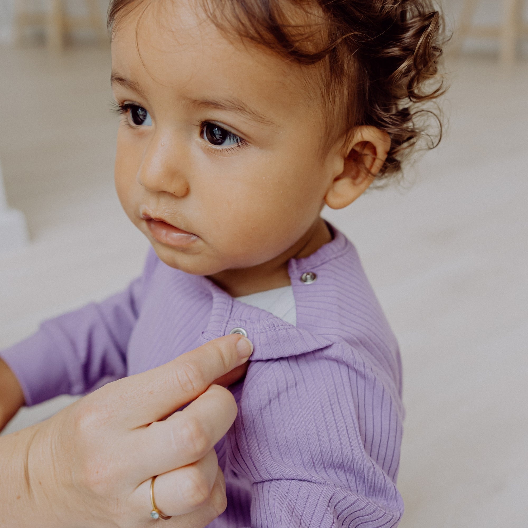 Pyjama lang 2-delig | Essential Lavendel