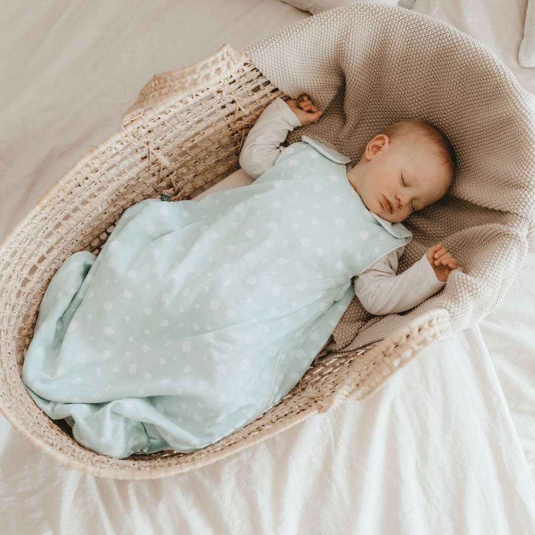 Newborn-slaapzak 1.0 TOG | Stippen Mint